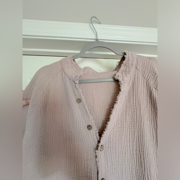 Amazon Distressed Swim Coverup/Beachy Dress with Pockets - Size L/XL - Picture 6 of 7